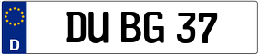 Truck License Plate